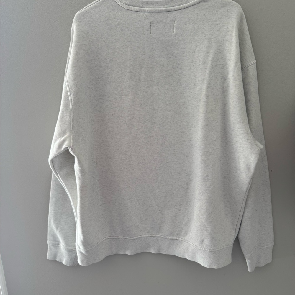 Jordan Brooklyn Men’s Fleece Crewneck Sweatshirt Light Gray Heather Size XL - Picture 5 of 5